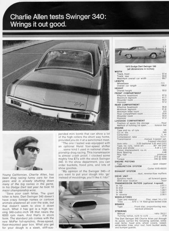 1970 Dodge Scat-Pack Brochure Page 5